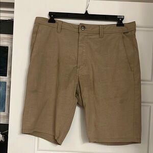Volcam Surf N Turf Men's Tan Shorts